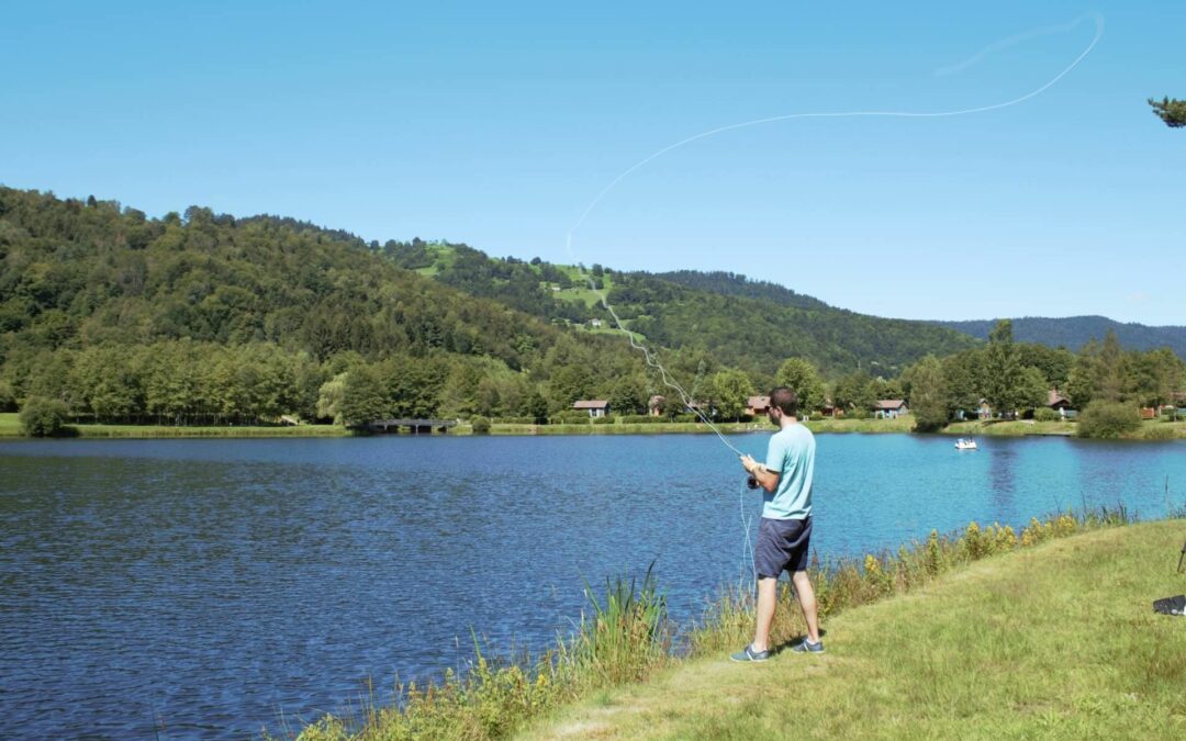 Pêche à la mouche dans les Vosges : initiez-vous ou progressez à la Base de Loisirs du Lac de la Moselotte